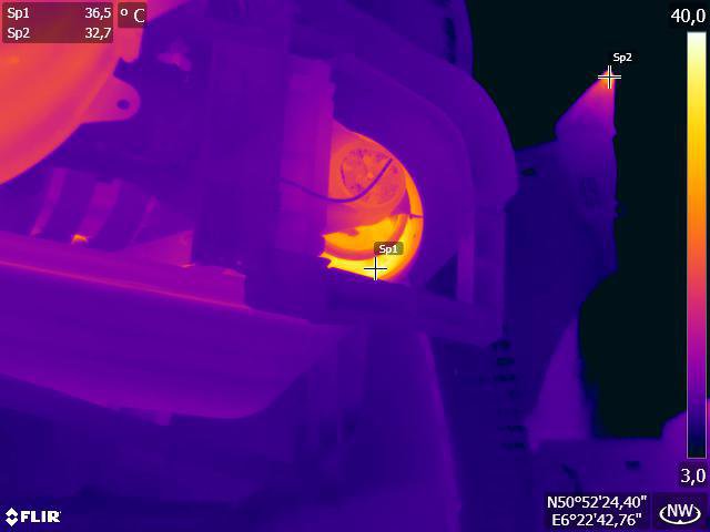 Thermogramm Industriethermografie mit FLIR Kamera